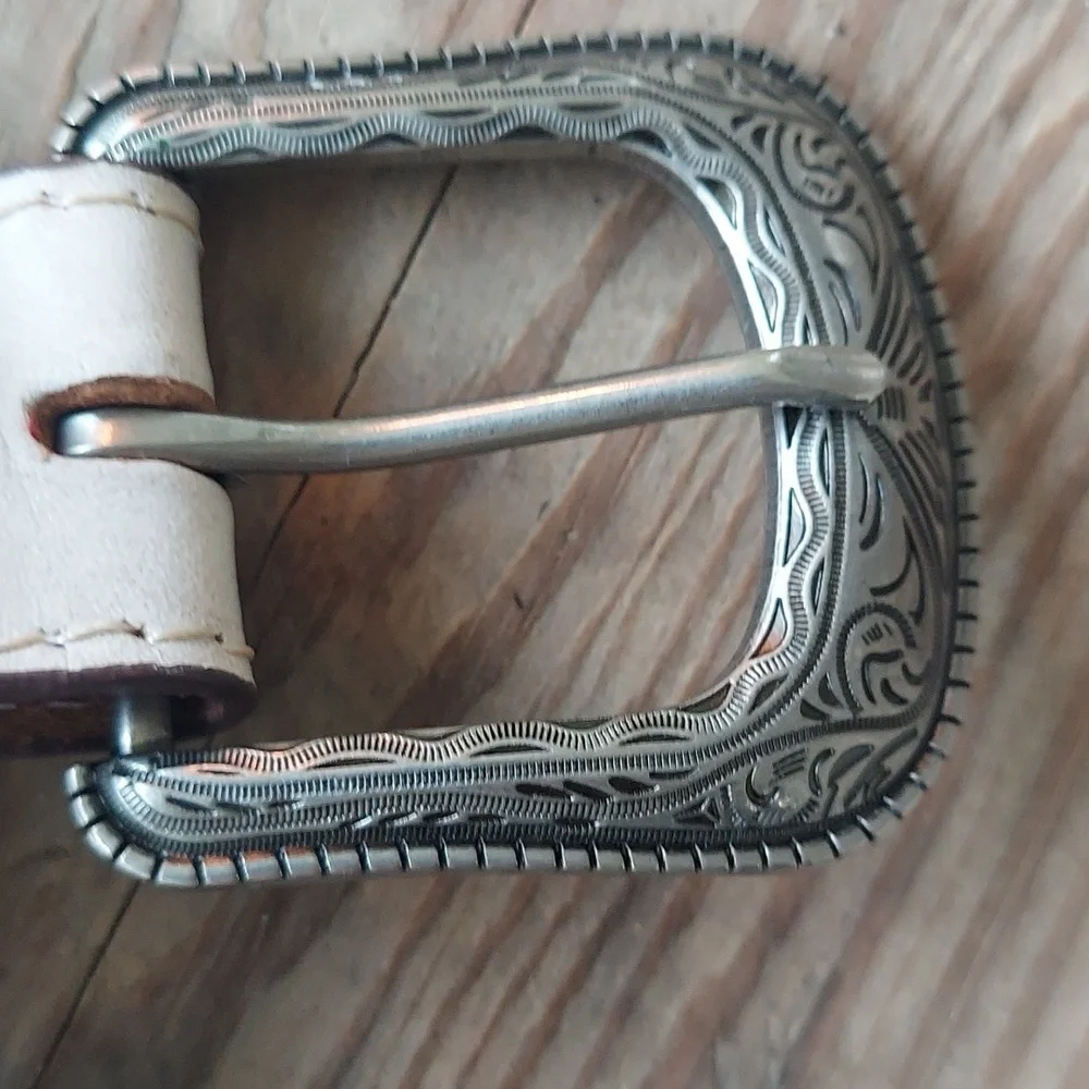 Genuine Leather Mexican Embroidered Western Belt